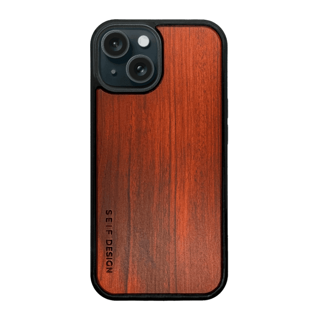 Wooden iPhone Cover – Cherry, Made in Europe | Elegant & Sustainable Phone Case - Hilstor