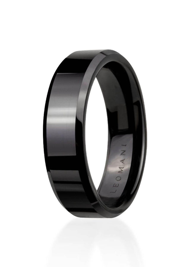Ring Ljon for Men – Black Ceramic Ring | Durable & Stylish Design | Made in EU - Hilstor