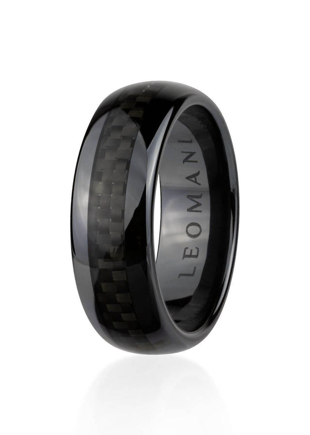 Men's Matte Ceramic Ring – Modern Black Ceramic Band, Lightweight & Durable, Made in EU - Hilstor