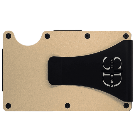 Lite Gold – Aluminum Card Holder with RFID Blocking, Made in Estonia | Minimalist & Secure Design - Hilstor