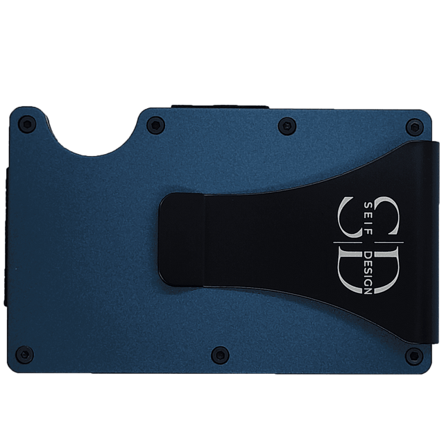 Lite Blue – Aluminum Card Holder with RFID Blocking, Made in Estonia | Minimalist & Secure Design - Hilstor