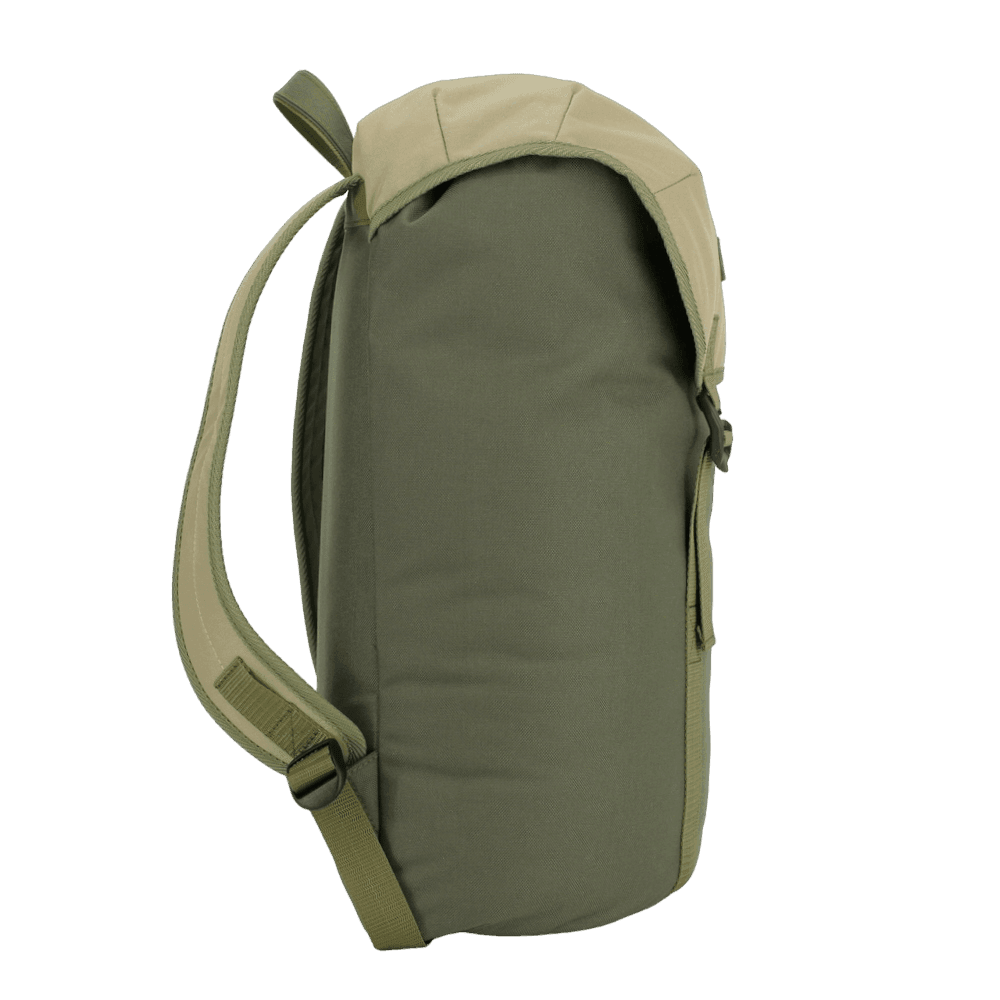 Cafe Backpack with G-hook - Khaki & Beige