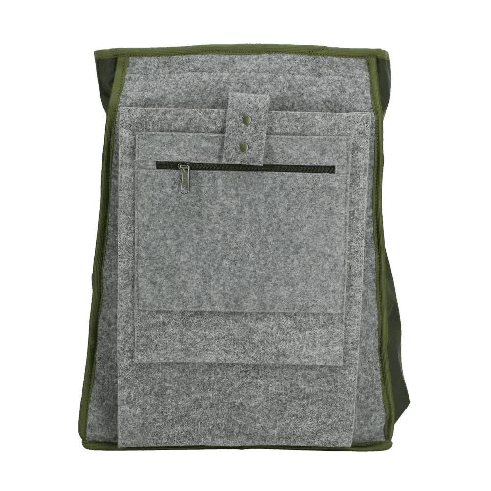 Cafe Backpack with G-hook - Khaki & Beige