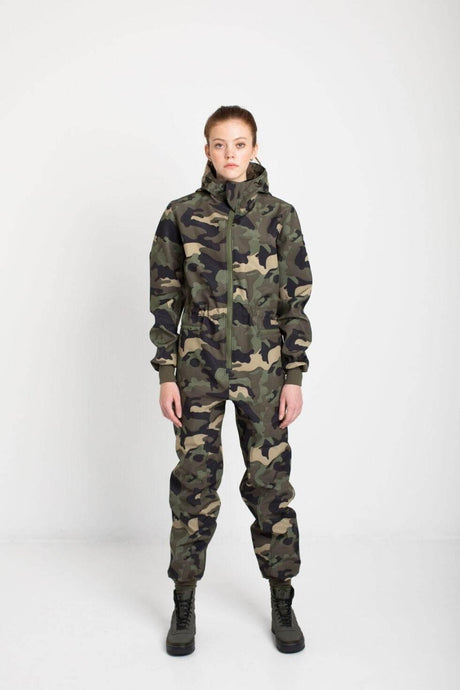 SUSANNA Softshell Overall – Waterproof & Breathable, Made in Europe | Custom-Made for Outdoor Adventures - Hilstor