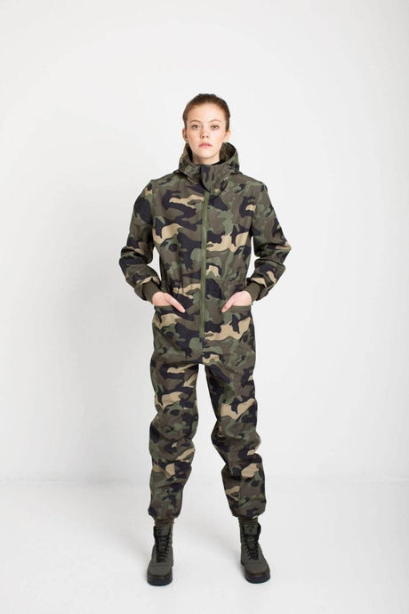 SUSANNA Softshell Overall – Waterproof & Breathable, Made in Europe | Custom-Made for Outdoor Adventures - Hilstor