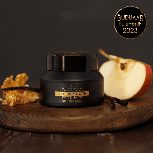 Organic Face Scrub 50ML – Natural Exfoliating & Moisturizing Formula | Anti-Aging Apple Water & Aloe Extract - Hilstor