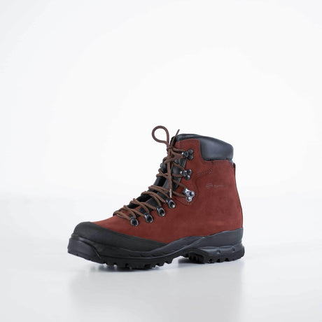 Rosso Aragosta Hiking Boots – Waterproof Nubuck Leather with Protective Toe Cap & Vibram Sole, Made in Europe by Samelin - Hilstor