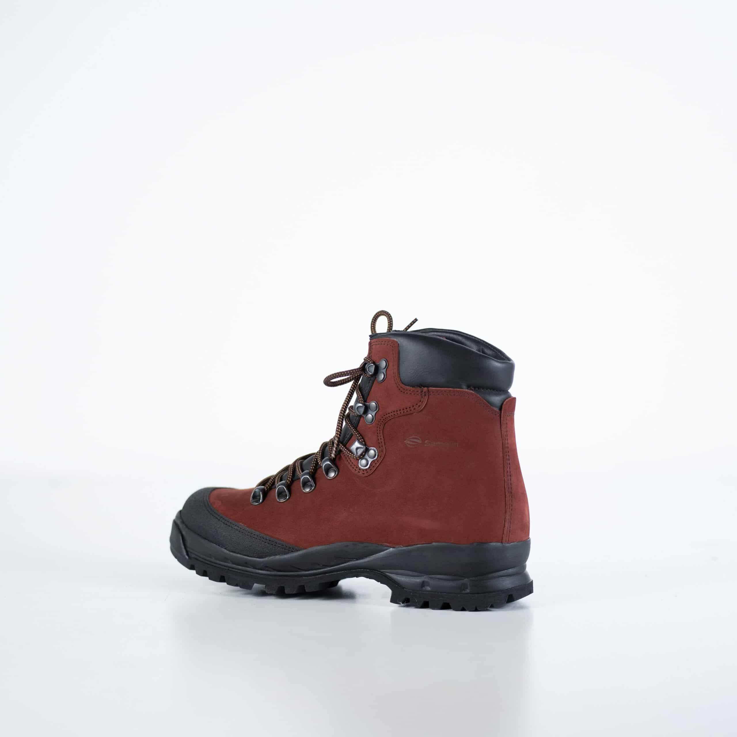 Rosso Aragosta Hiking Boots – Waterproof Nubuck Leather with Protective Toe Cap & Vibram Sole, Made in Europe by Samelin - Hilstor
