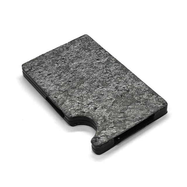 Tume Kask Card Holder with RFID Blocking – Slate Stone, Minimalist Design, Made in Europe by Seif Design - Hilstor
