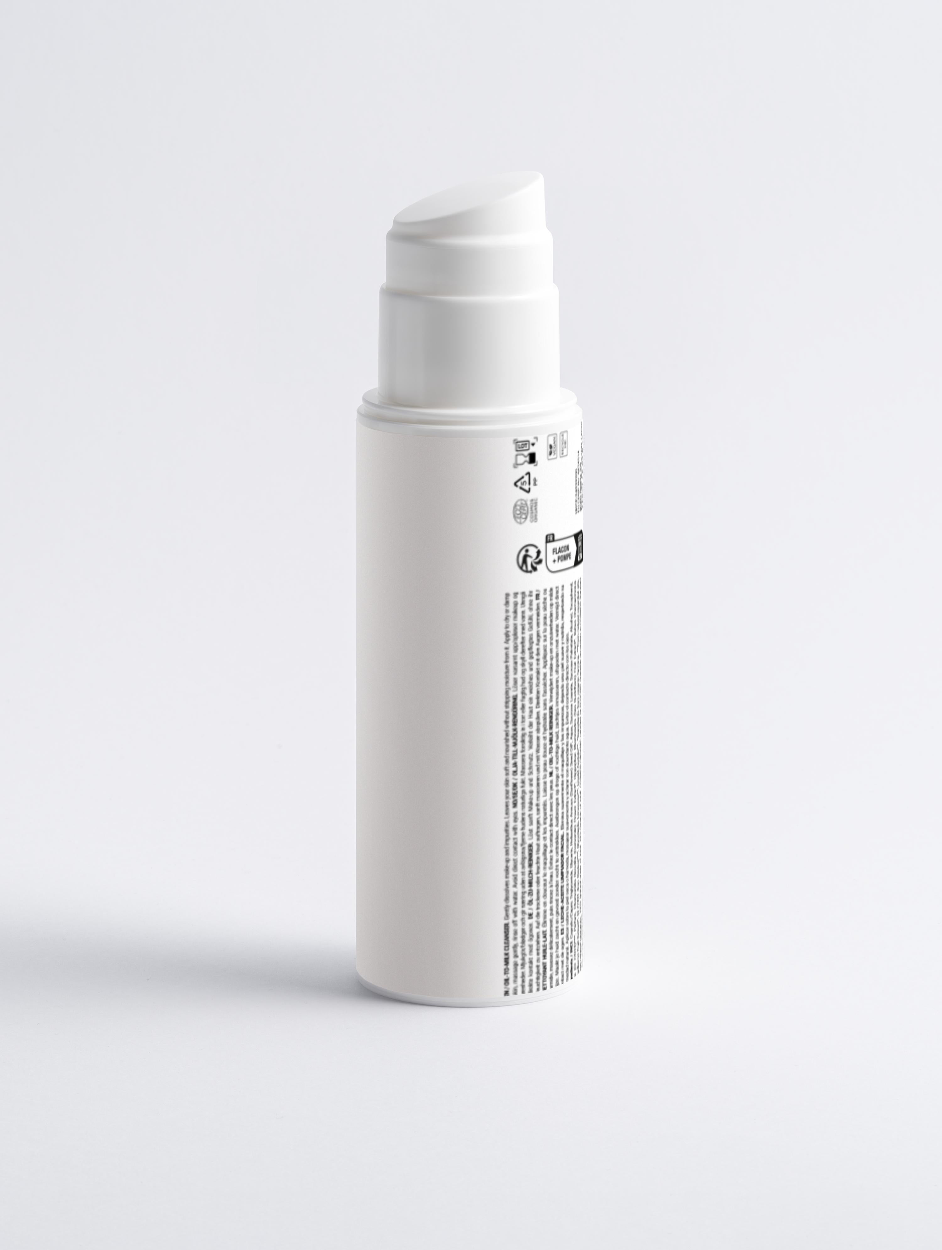 Olie-til-mælk-rens til sensitiv hud – Dermatologisk testet – COSMOS-certificeret, fremstillet i Europa af Verelé, 150 ml / 5,07 fl oz