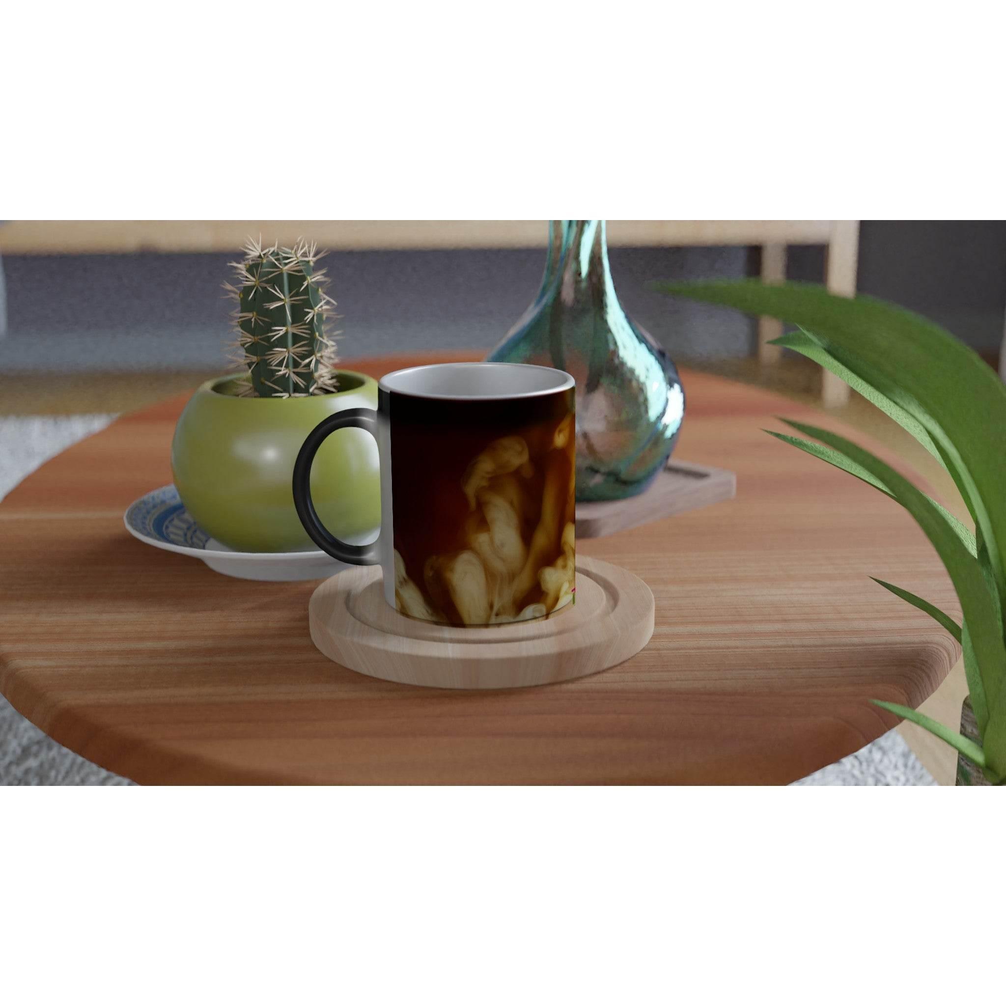Magic 11oz Ceramic Mug - Coffee design - Hilstor