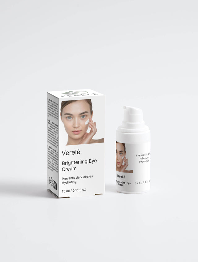 Brightening Eye Cream for Puffiness, Dark Circles & Hydration – Multi-Weight Hyaluronic Acid – COSMOS NATURAL Certified, Made in Europe by Verelé, 15 ml / 0.51 fl oz - Hilstor