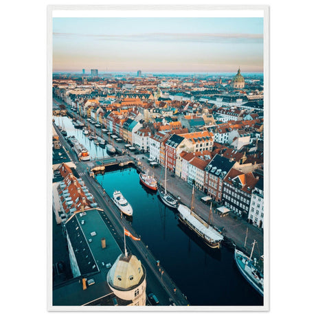 Classic Semi-Glossy Paper Wooden Framed Poster - Hilstor
