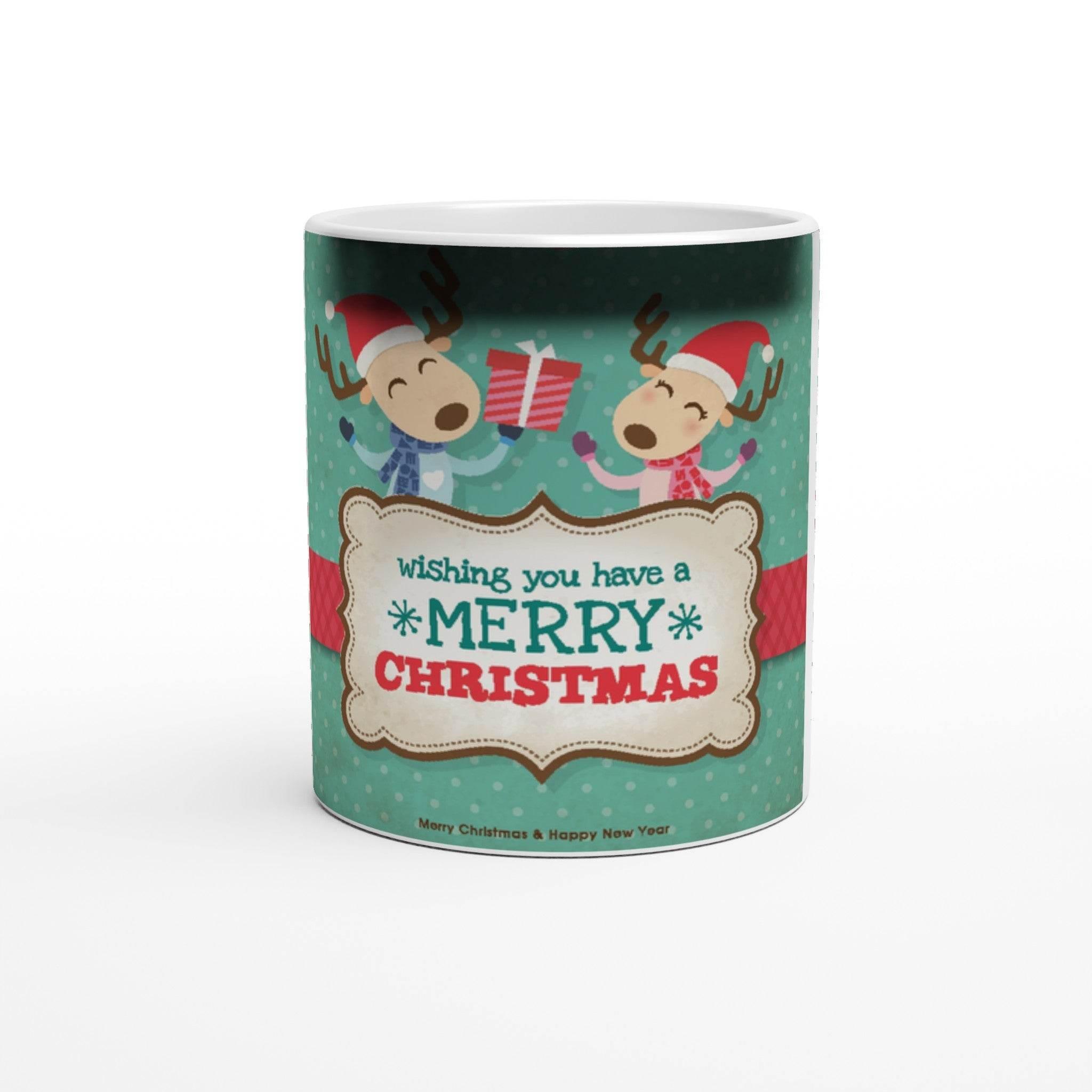 Magic 11oz Ceramic Mug - Merry Christmas - Hilstor