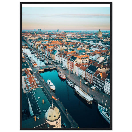 Classic Semi-Glossy Paper Wooden Framed Poster - Hilstor