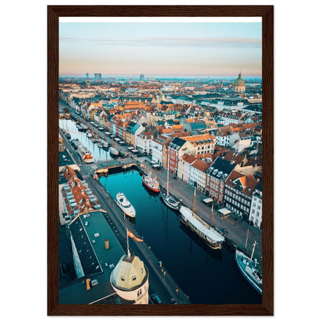 Classic Semi-Glossy Paper Wooden Framed Poster - Hilstor