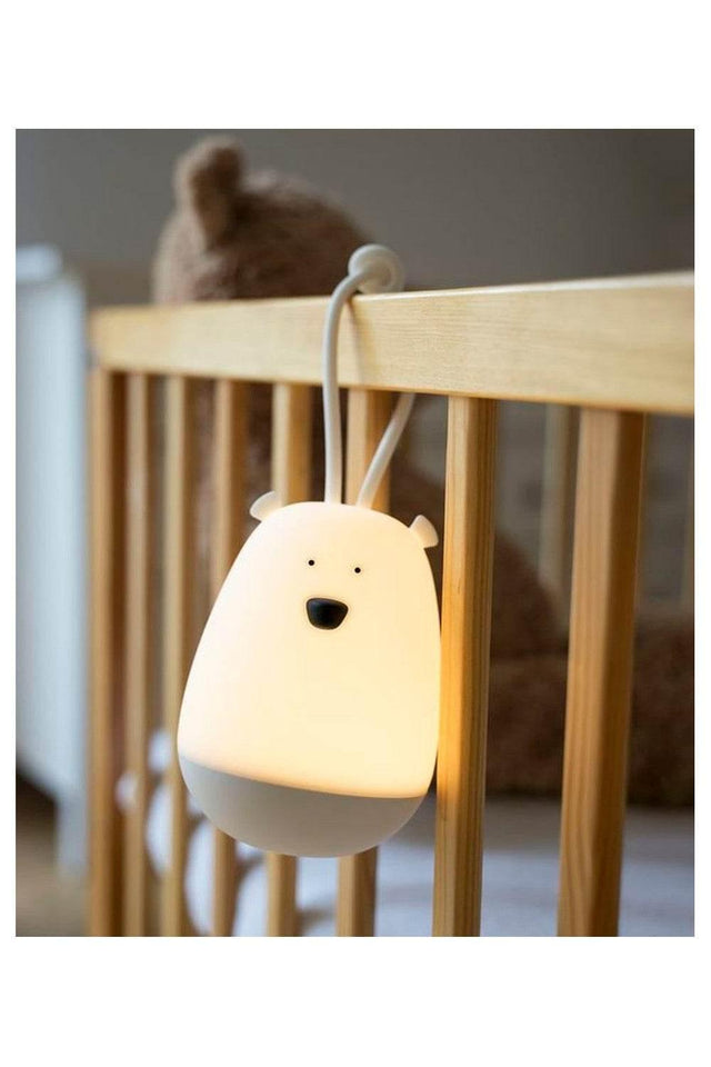 Hanging Night Light with Remote by Rabbit & Friends - BPA-Free, 7 Color Options, Award-Winning Design for Kids | Soft Touch & Portable, CE, RoHS certified, Made in Europe - Hilstor