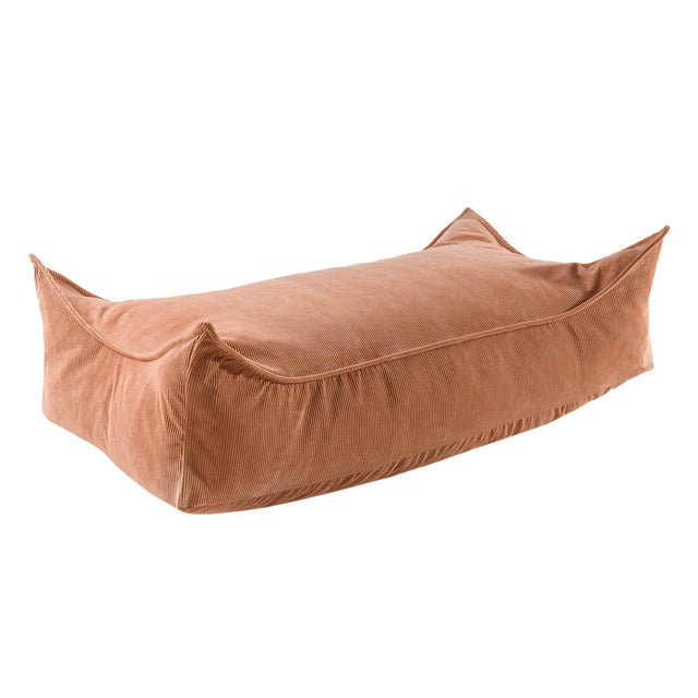 MeowBaby® Pouffe For Children, Rectangular Corduroy – Brick, Made in Europe, Washable & Durable, 120cm Kids' Play Pouf - Hilstor