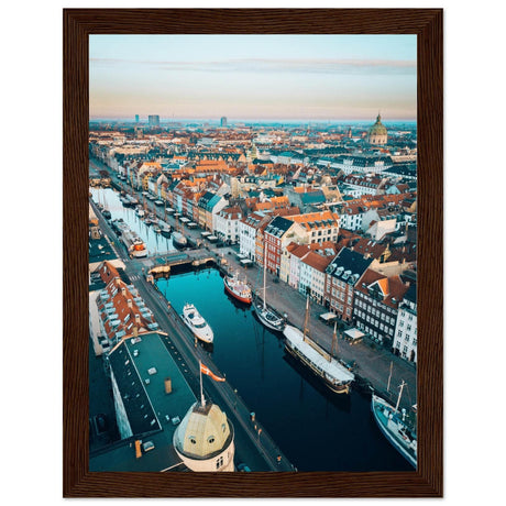 Classic Semi-Glossy Paper Wooden Framed Poster - Hilstor