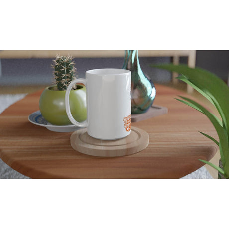 White 15oz Ceramic Mug - Hilstor