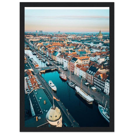Classic Semi-Glossy Paper Wooden Framed Poster - Hilstor