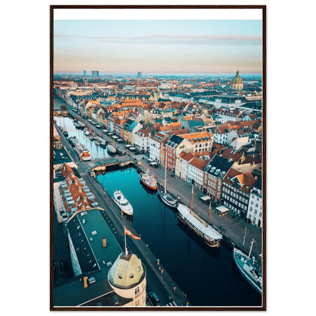 Classic Semi-Glossy Paper Wooden Framed Poster - Hilstor