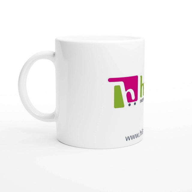 White 11oz Ceramic Mug - Hilstor