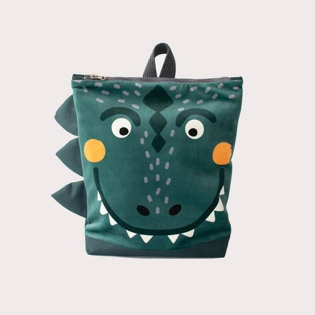Kids Backpack – Dinosaur, Velvet & Waterproof Polyester, Adjustable Straps, Small & Large Sizes, Made for Adventurous Kids - Hilstor