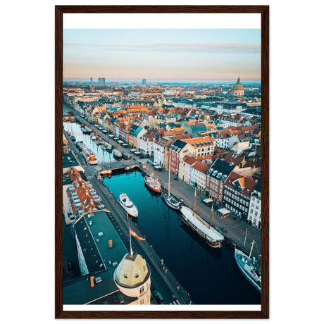 Classic Semi-Glossy Paper Wooden Framed Poster - Hilstor