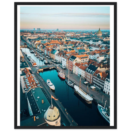 Classic Semi-Glossy Paper Wooden Framed Poster - Hilstor