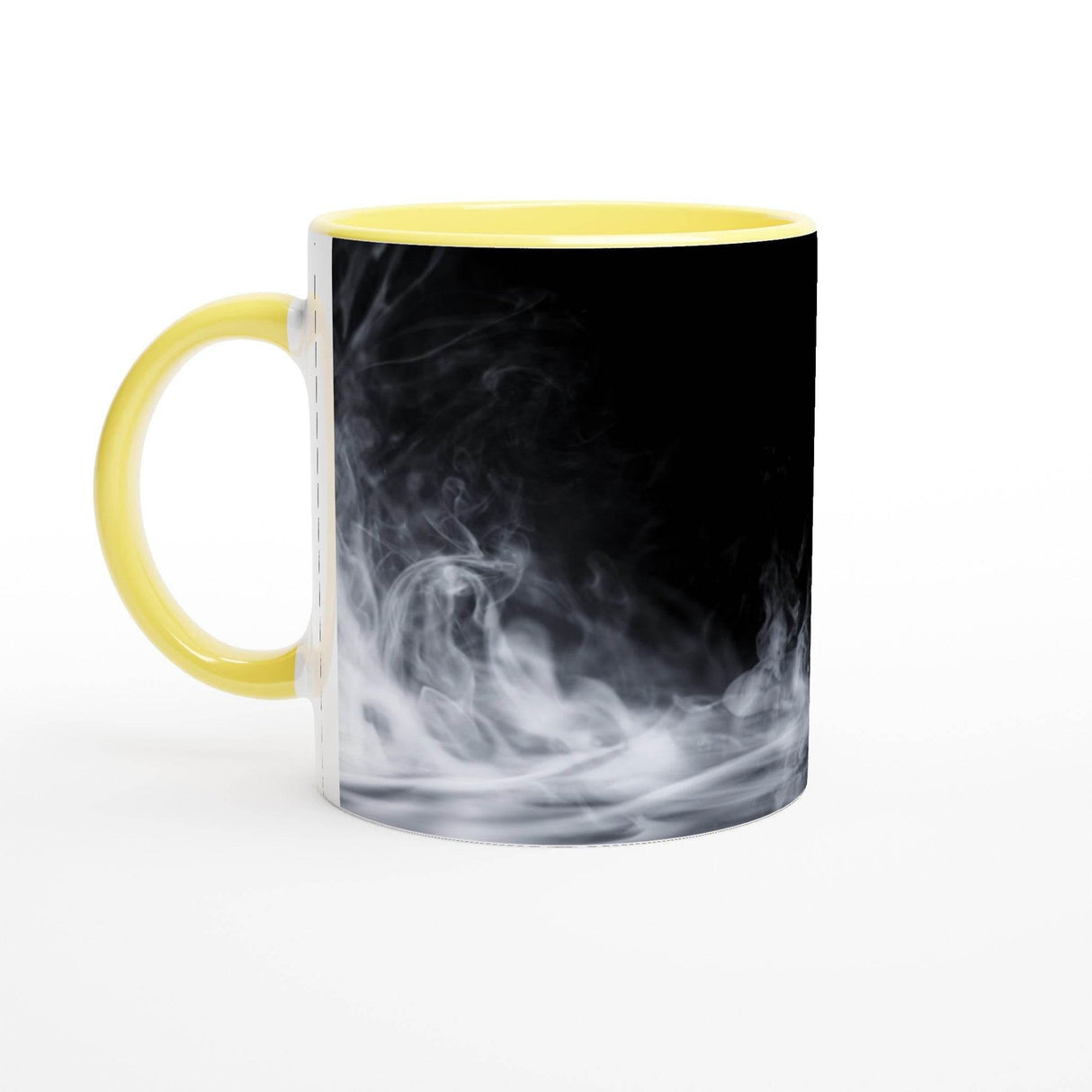 11oz Ceramic Mug - Halloween with a colored rim, inside, and handle - Hilstor