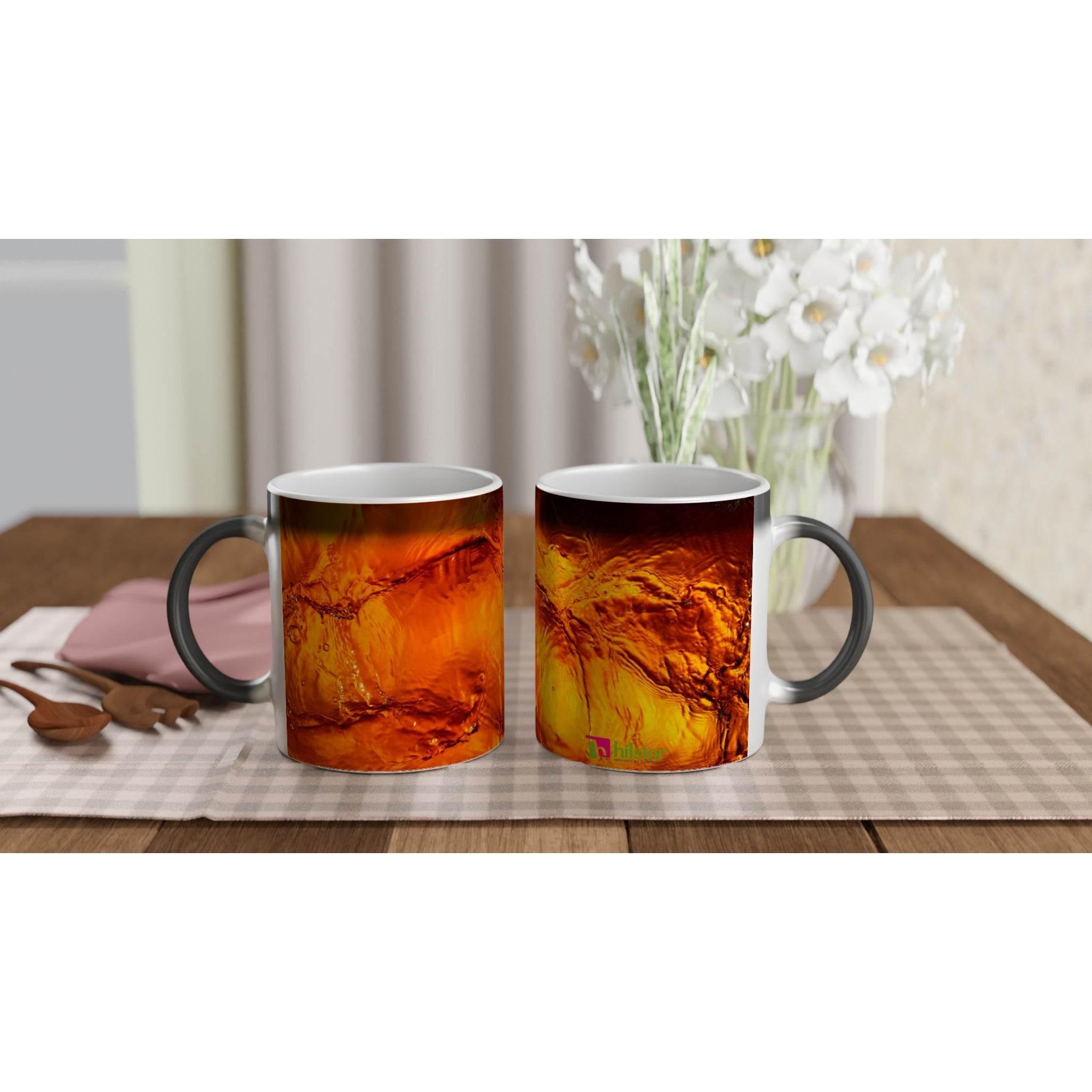 Magic 11oz Ceramic Mug - Tea design - Hilstor