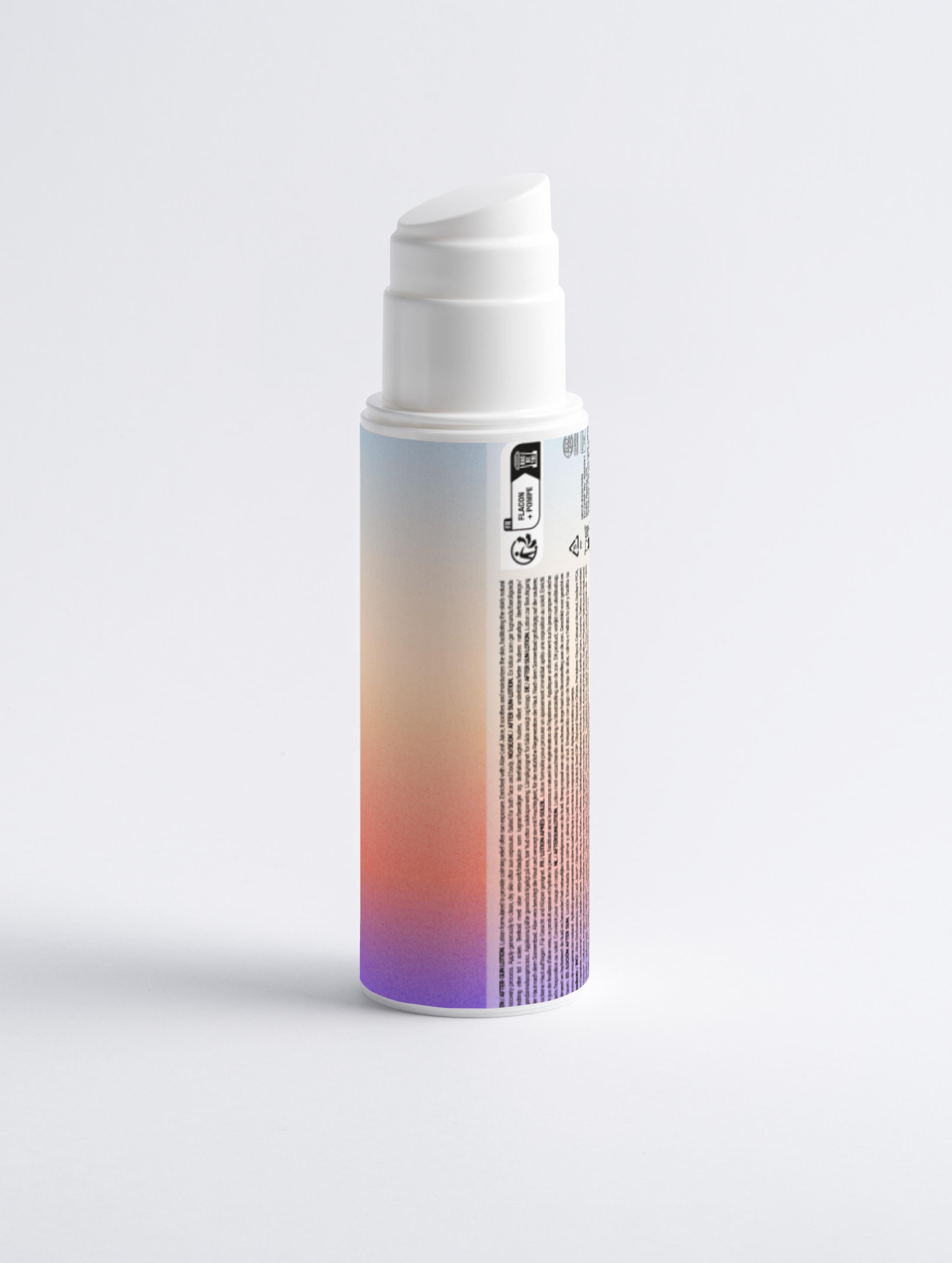 Beroligende After-Sun Lotion med Aloe &amp; Sodium PCA – beroliger og fugter huden – COSMOS ORGANIC-certificeret, lavet af naturlige ingredienser i Europa af Verelé, 150 ml / 5,07 fl oz