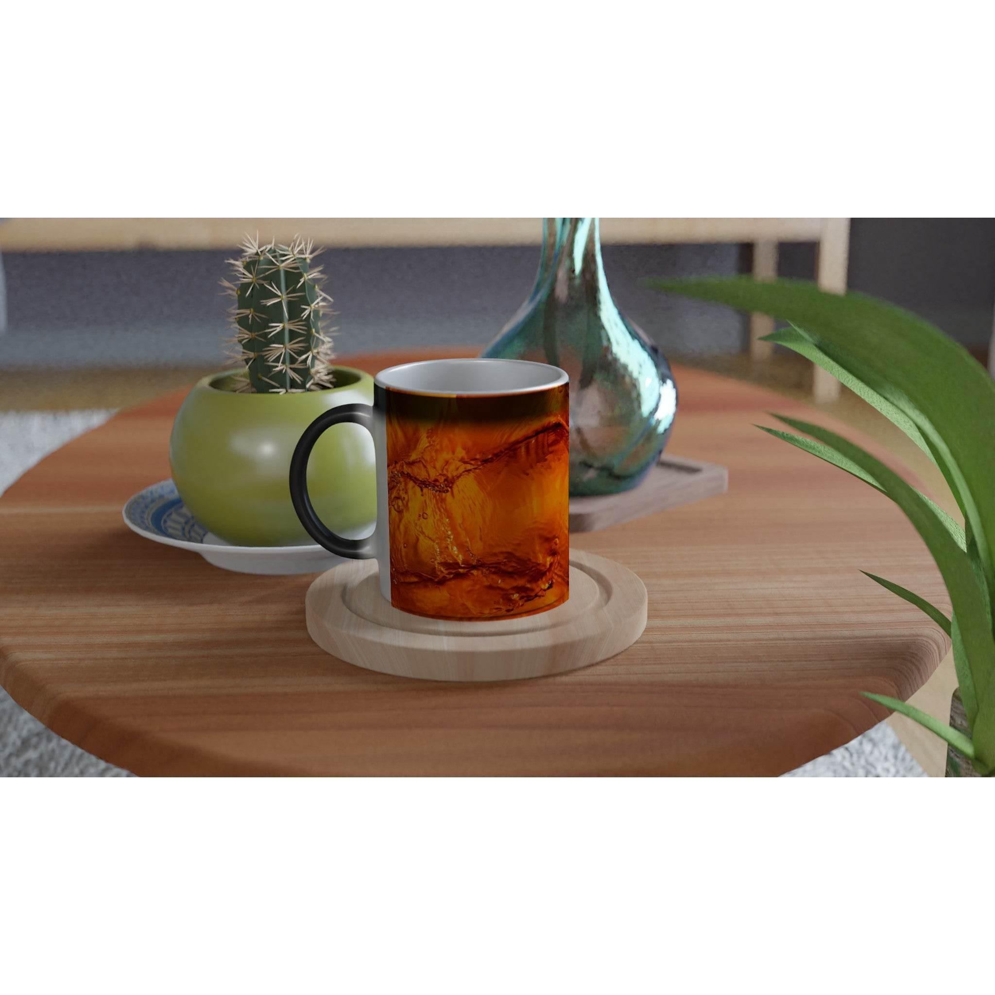 Magic 11oz Ceramic Mug - Tea design - Hilstor