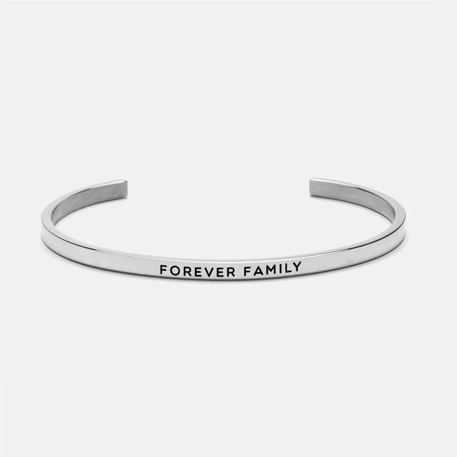 Forever Family Bracelet – Adjustable Stainless Steel – Lightweight & Durable – Made in Europe - Hilstor