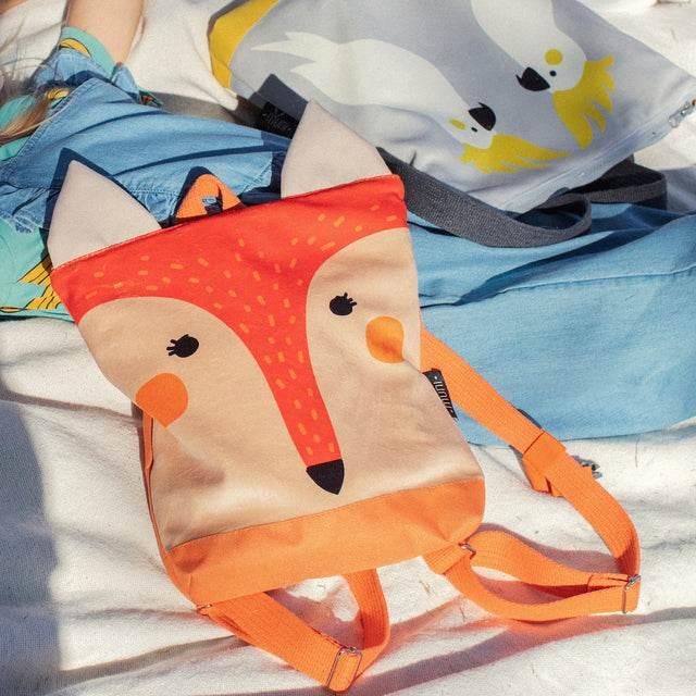 Kids Backpack – Fox Design for Outdoor Adventures – Made in Europe - Hilstor