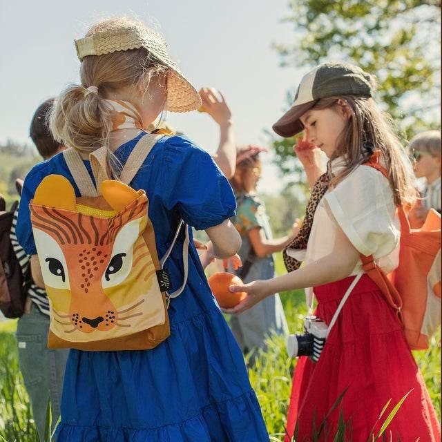 Kids Lion Backpack – Fun & Functional for Park Adventures – Made in Europe - Hilstor