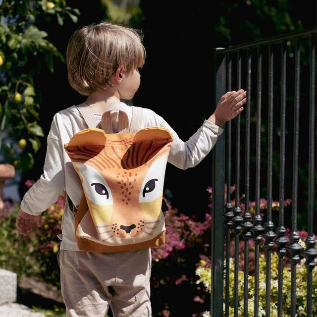 Kids Lion Backpack – Fun & Functional for Park Adventures – Made in Europe - Hilstor