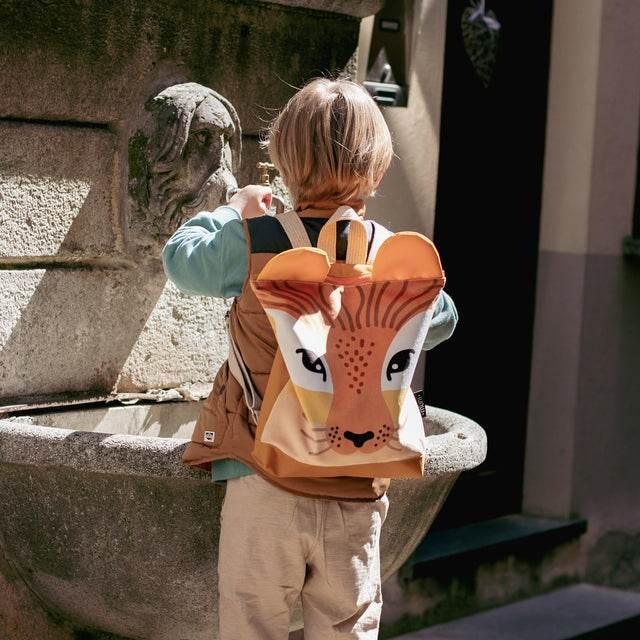 Kids Lion Backpack – Fun & Functional for Park Adventures – Made in Europe - Hilstor