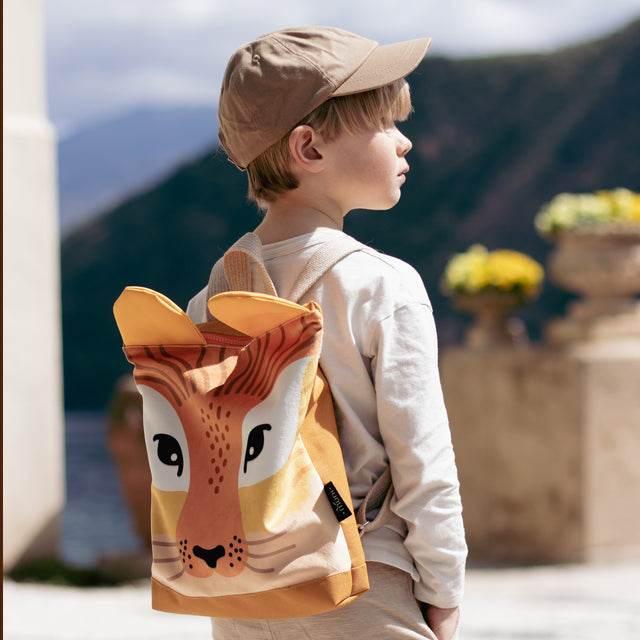 Kids Lion Backpack – Fun & Functional for Park Adventures – Made in Europe - Hilstor