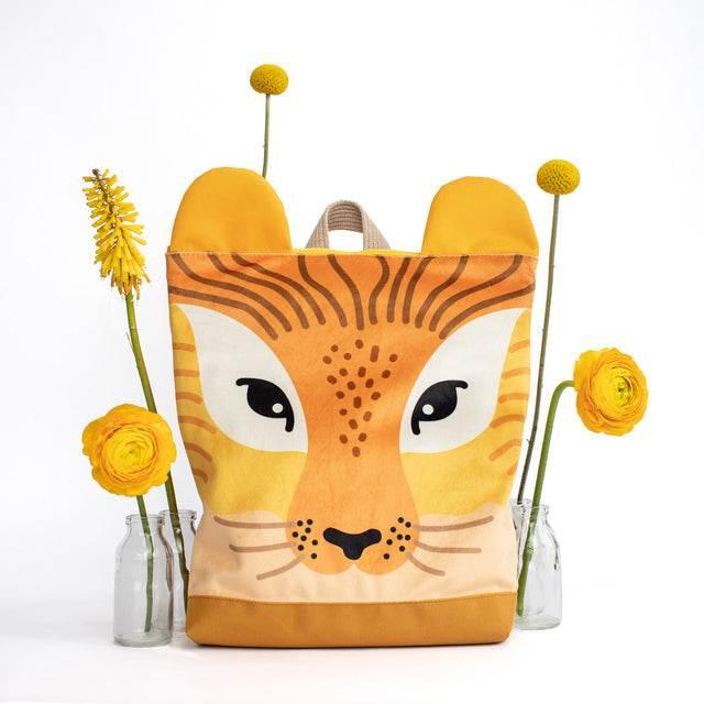 Kids Lion Backpack – Fun & Functional for Park Adventures – Made in Europe - Hilstor