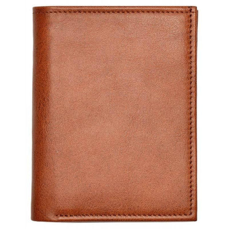 Men’s Leather Wallet 37-3 – Natural Leather with 12 Card Slots & Coin Pocket, Handmade in Estonia by Papillon - Hilstor