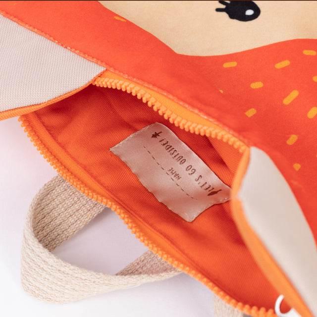 Kids Backpack – Fox Design for Outdoor Adventures – Made in Europe - Hilstor
