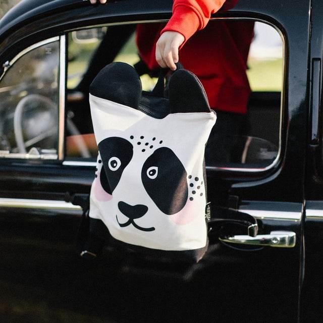 Kids Backpack – Panda Design | Spacious & Waterproof | Perfect for Outdoor Adventures, Made in Europe - Hilstor