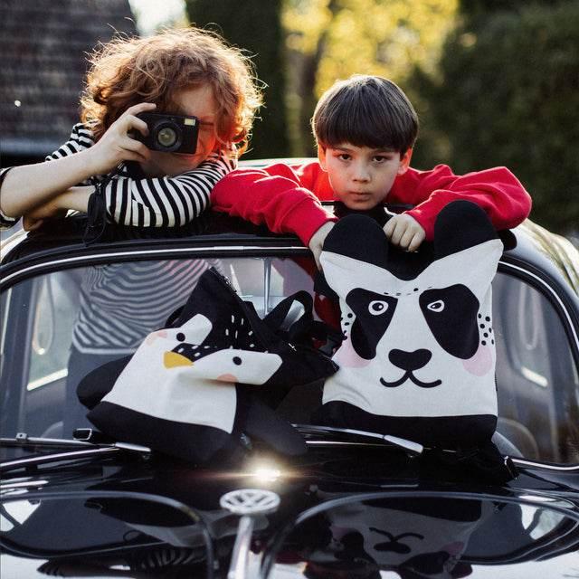 Kids Backpack – Panda Design | Spacious & Waterproof | Perfect for Outdoor Adventures, Made in Europe - Hilstor