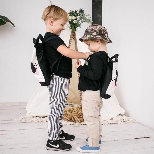 Kids Backpack – Panda Design | Spacious & Waterproof | Perfect for Outdoor Adventures, Made in Europe - Hilstor