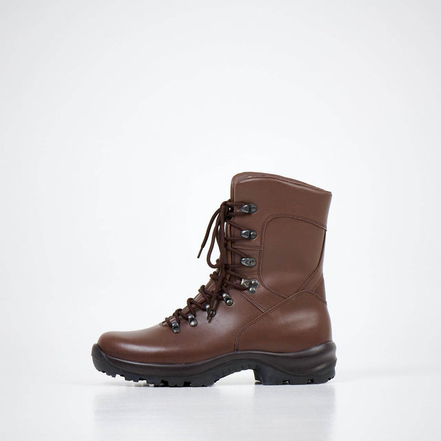 Military Boots 739 – Dark Brown, Made in Europe, Waterproof Leather, Unisex, EN ISO Certified, Slip-Resistant Sole - Hilstor