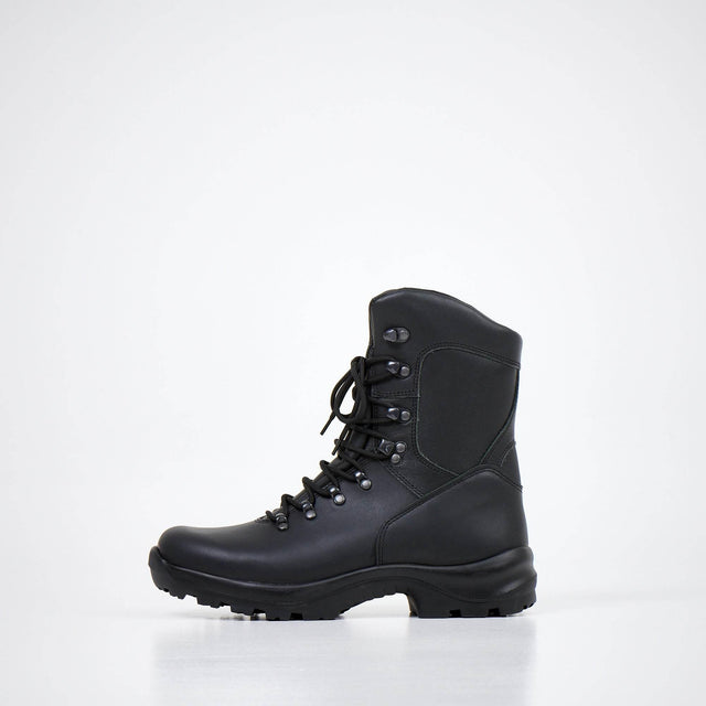 Military Boots 739 – Black, Made in Europe, Waterproof Leather, Unisex, EN ISO Certified, Slip-Resistant Sole - Hilstor