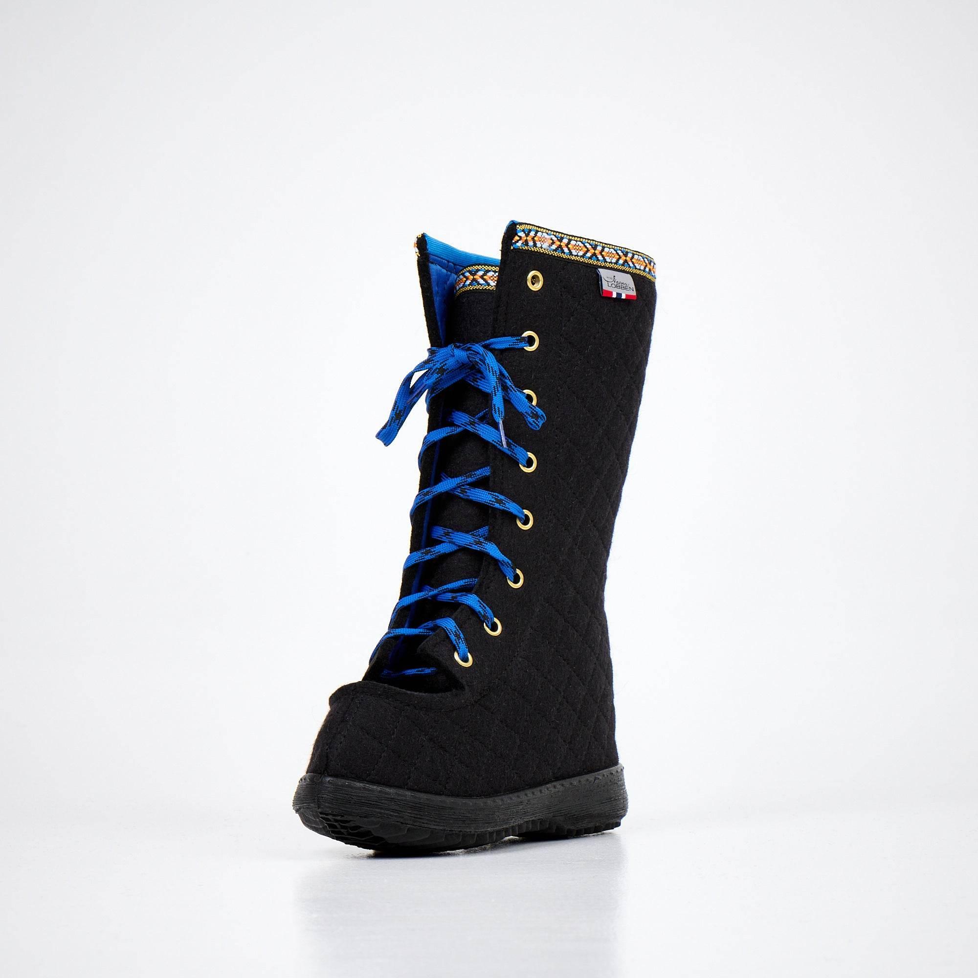 Felt Boots – Black, Made in Europe, Warm & Breathable Wool, Non-Slip Soles, Ideal for Cold Weather - Hilstor