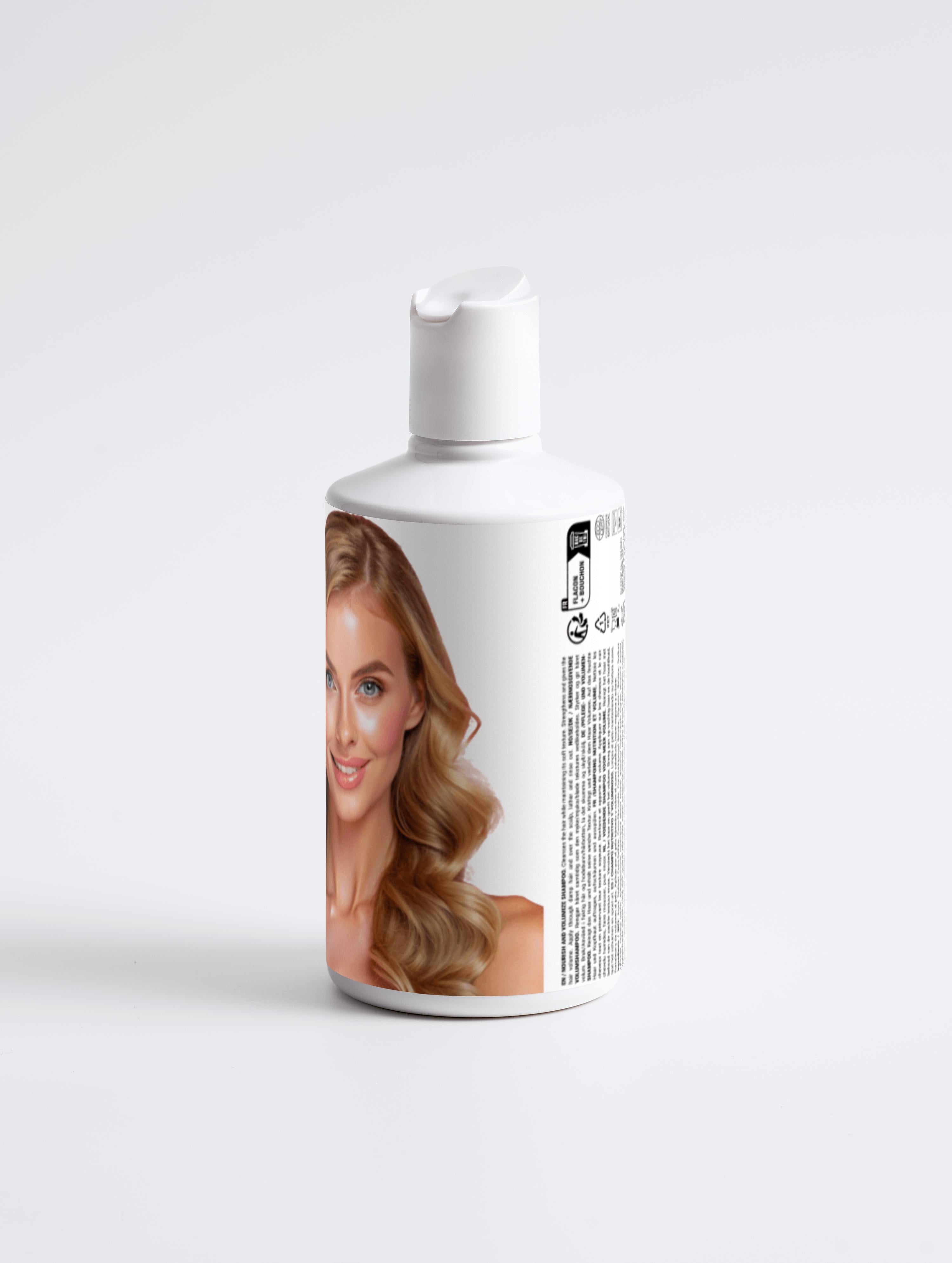 Giv shampoo næring og volumen med organisk betain og hvedeprotein – tilføjer volumen og blødhed – COSMOS NATURAL-certificeret, fremstillet i Europa af Verelé, 300 ml / 10,14 fl oz